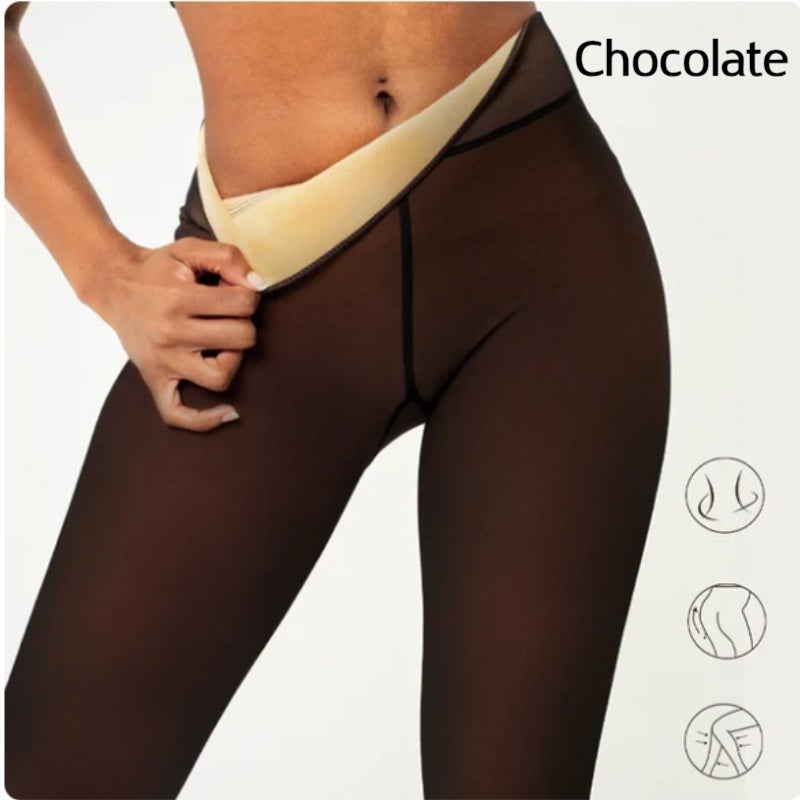 FIVVRA™ Fleece Sheer Tights