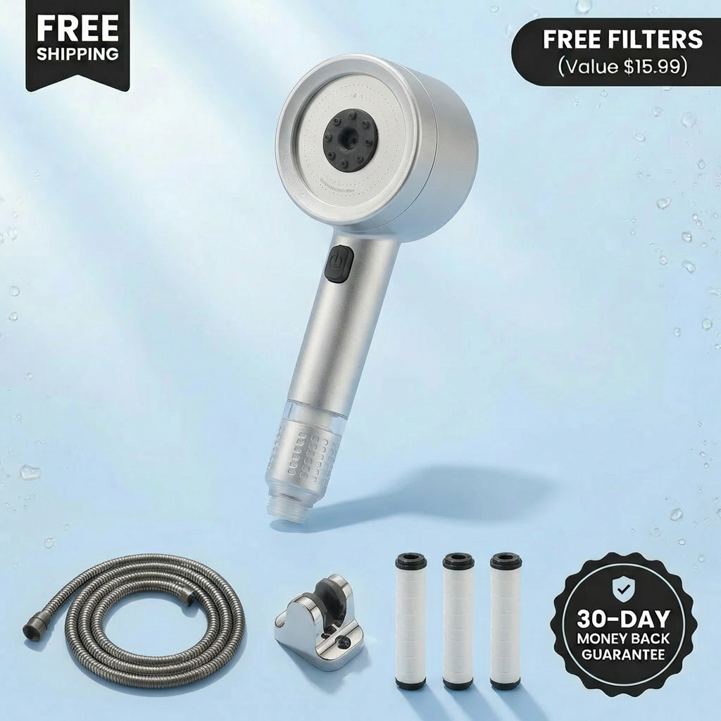 Fivvra™ Filtered Shower Head Pro